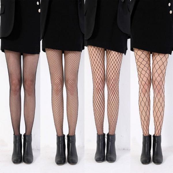 여성 망사 스타킹 3개입 팬티스타킹 블랙 패션 속옷