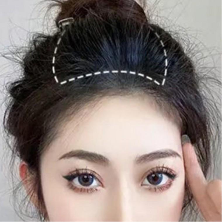 숱커버가발 볼륨 부분가발 정수리 머리뽕 숱커버 앞머리 정수리볼륨