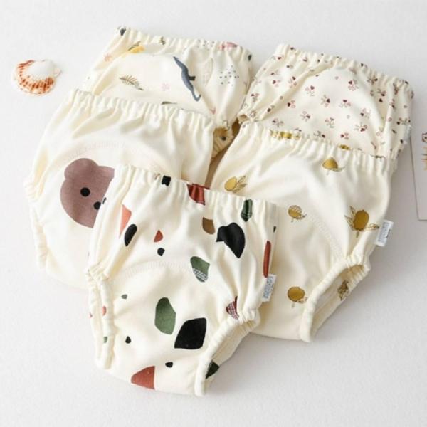 크림 패턴 레몬 공룡 아동 배변 훈련 팬티 205057