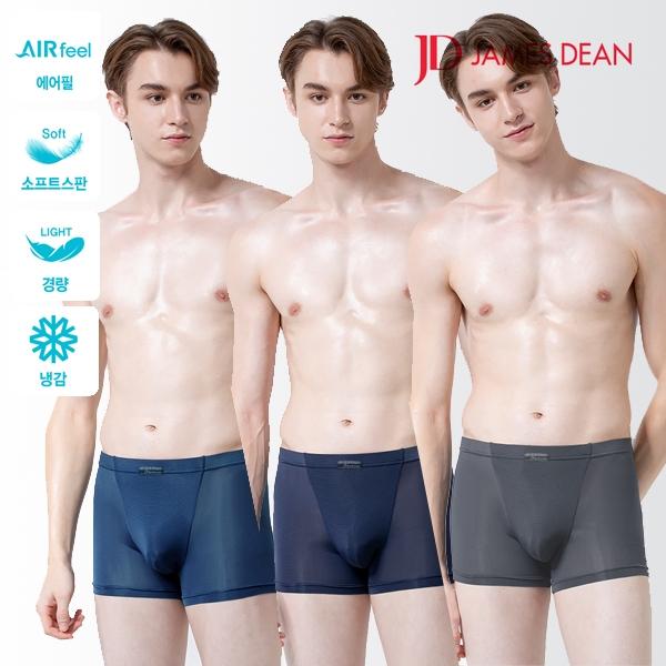 제임스딘 남성 냉감소프트 스판 경량  팬티 3매