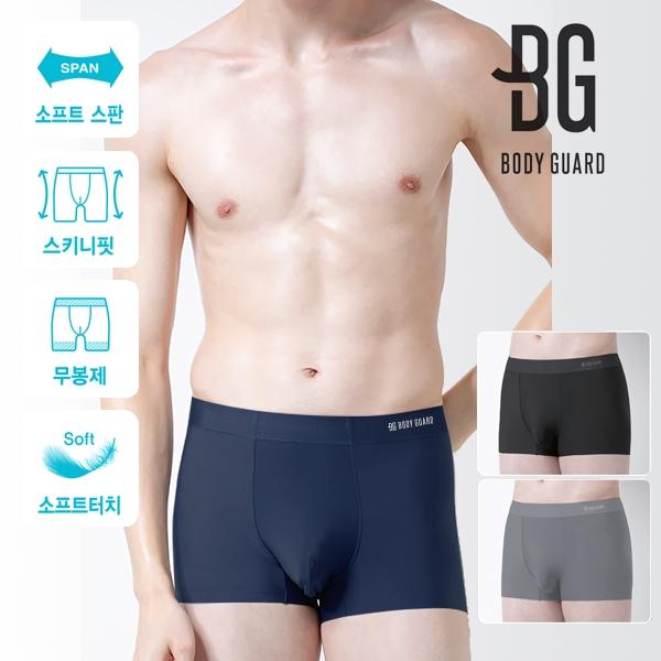 제임스딘 남성 퓨징 스키니핏 솔리드  팬티 3매