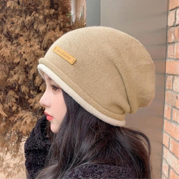 여자비니 독특한모자 따뜻한비니 20대여자모자 스키장 비니패션 니트