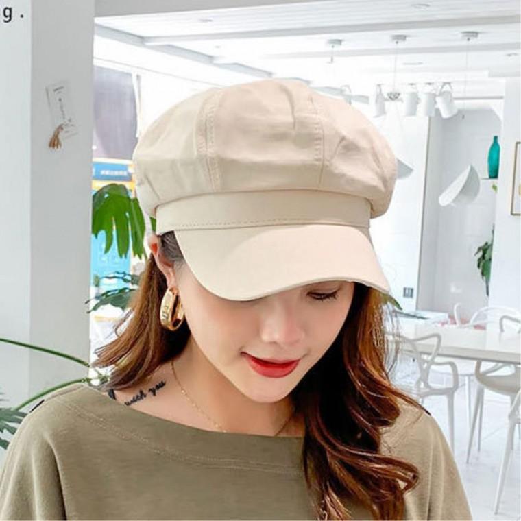 30대여자 무지 개성있는디자인 캐주얼헌팅캡 빵모자 무난한 헌팅캡 면