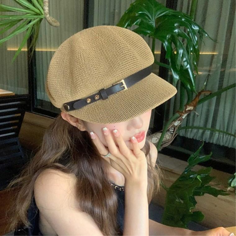 유니크한아이템 메쉬 빵모자 여름모자 베레모자 뉴스보이캡 챙짧은 여성용