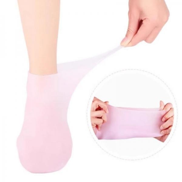 부드러운 발 뒷꿈치 만들기 실리콘 덧신 보습 패드