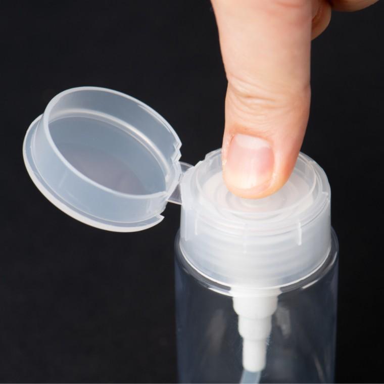 투명 네일 디스펜서 펌핑 공병 100ml