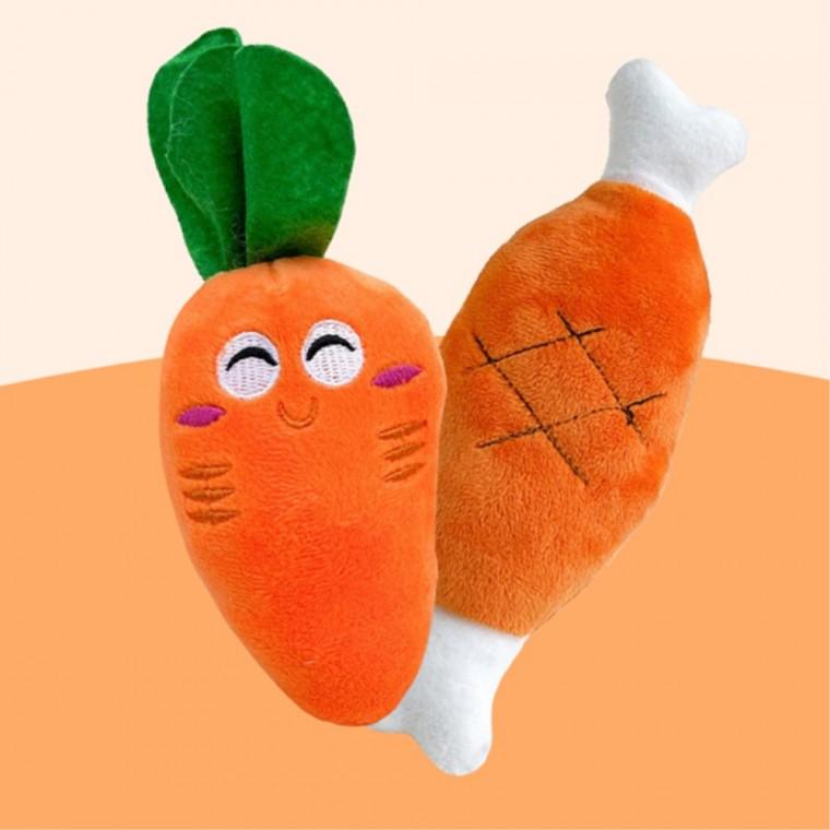 강아지삑삑이 소프트 강아지삑삑이장난감 애착인형 소형견 장난감 극세사