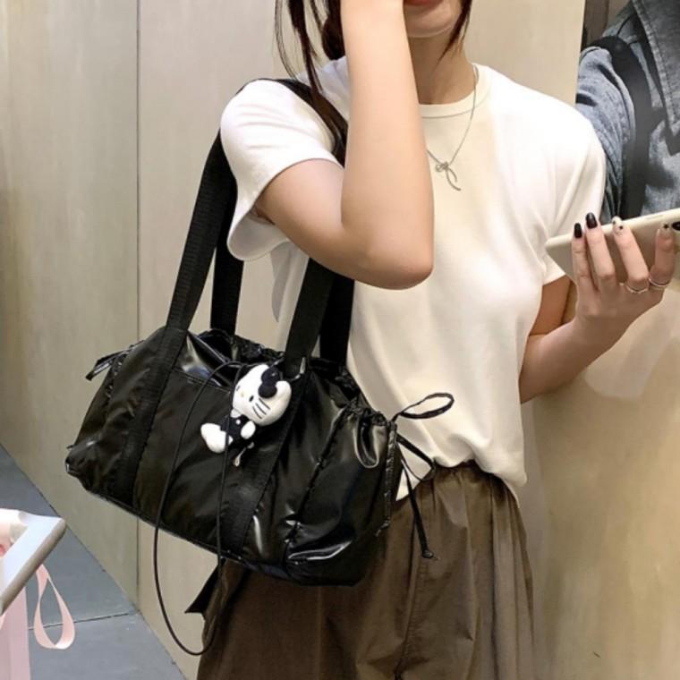 직사각 스트랩 숄더백 여성 캐주얼 데일리 가방