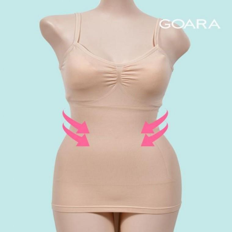 고아라 바디라인을 매끄럽게 보정해주는 심리스 여성 보정 캡 끈런닝