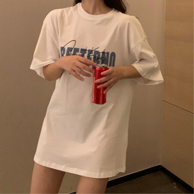 여리해보이는 오버핏티셔츠 여성반팔티 반팔티 여름반팔 여성캐주얼티셔츠