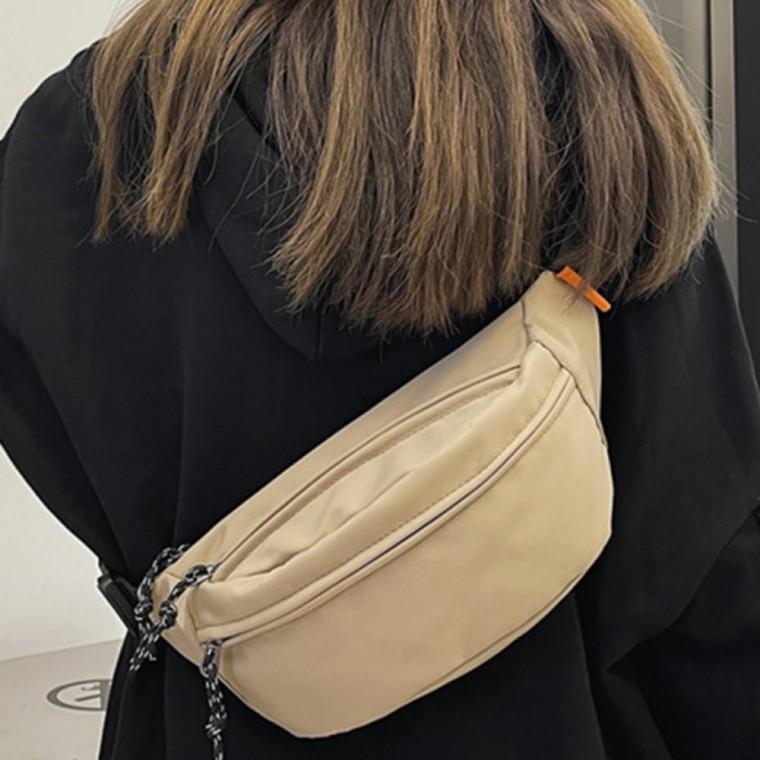 여행 핸드폰 런닝 조깅 크로스 힙색 가방 베이지