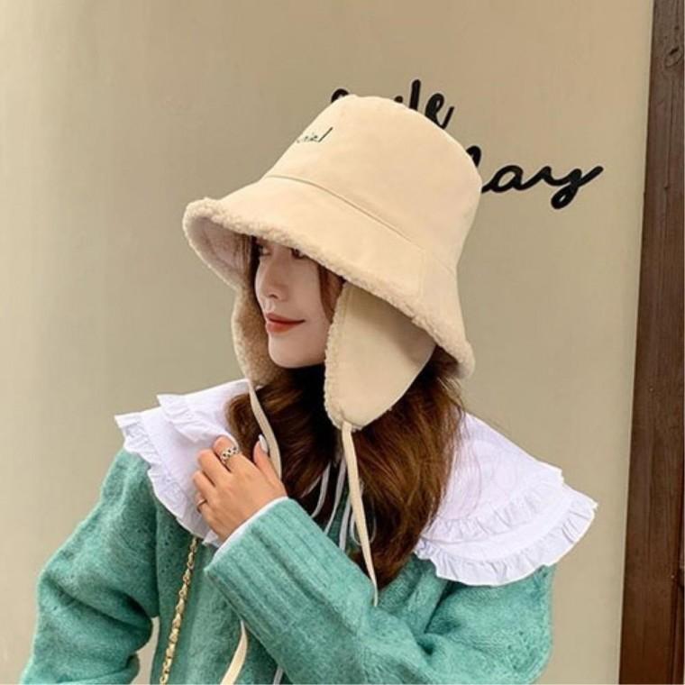 겨울모자 여자친구선물 귀달이버킷햇 캐주얼벙거지 벙거지 얼굴작아보이는