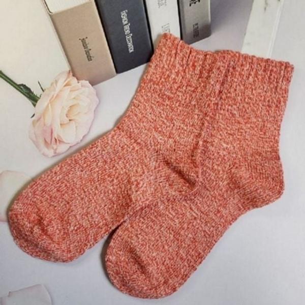 보카시 양말 데일리 캐주얼 두꺼운 여성 겨울 중목