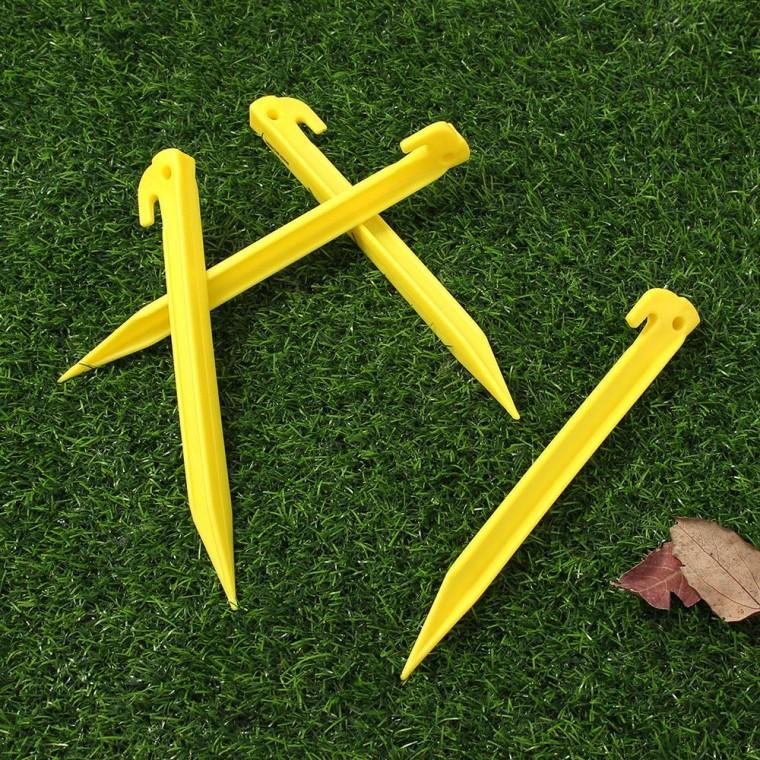 19cm 단조팩 경량 플라스틱 4p 텐트고정 캠핑팩