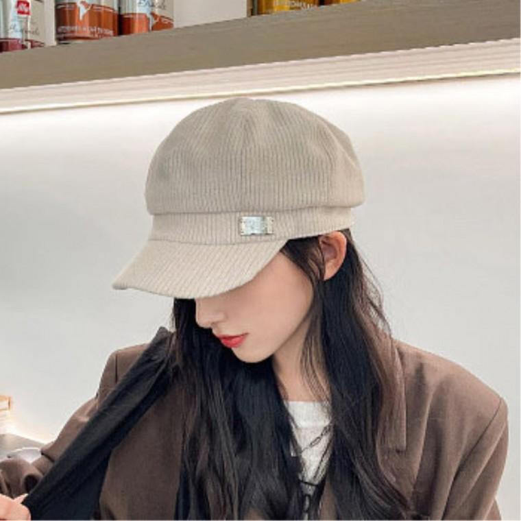 개성있는디자인 팔각모자 빵모자 스타일리쉬 뉴스보이캡 코듀로이 챙있는