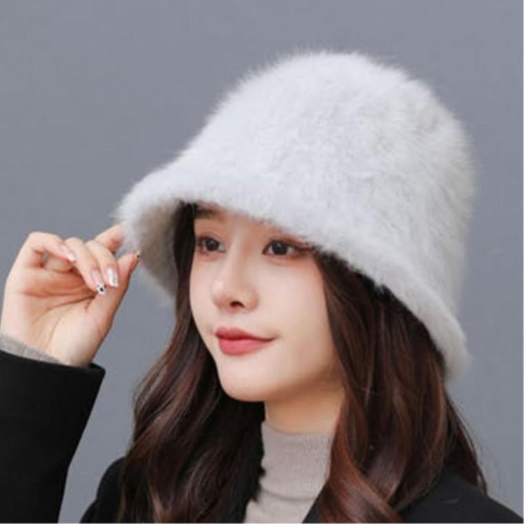 출근코디 30대여자버킷햇 겨울 벙거지코디 20대여성 퍼 여자벙거지모자