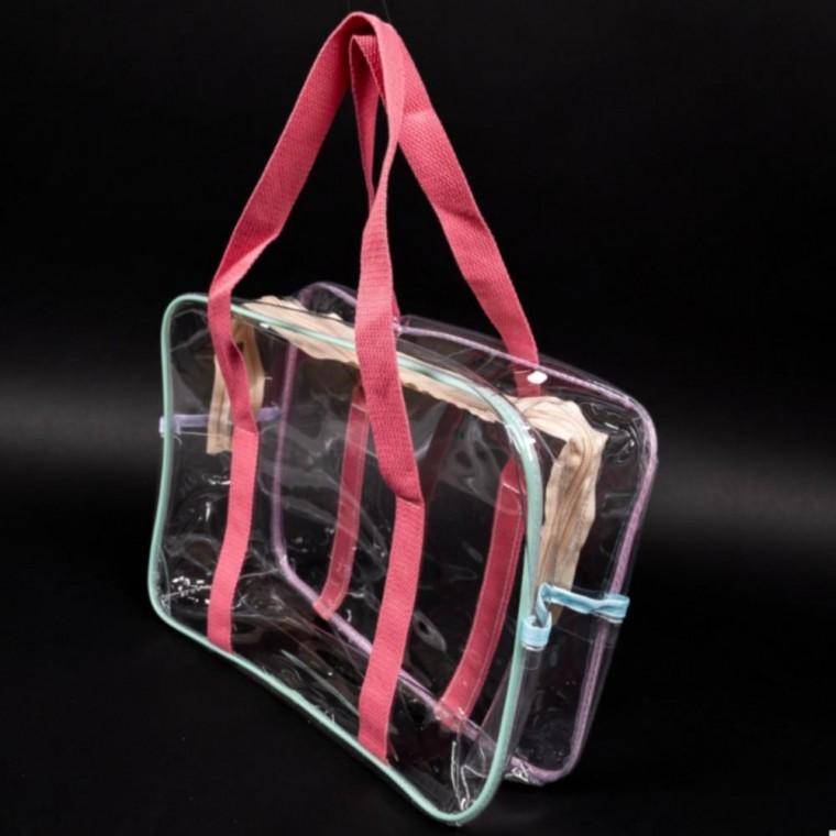 35x24 물놀이 투명가방 물놀이가방 비치가방 수영가방 투명 비치백 PVC 투명백
