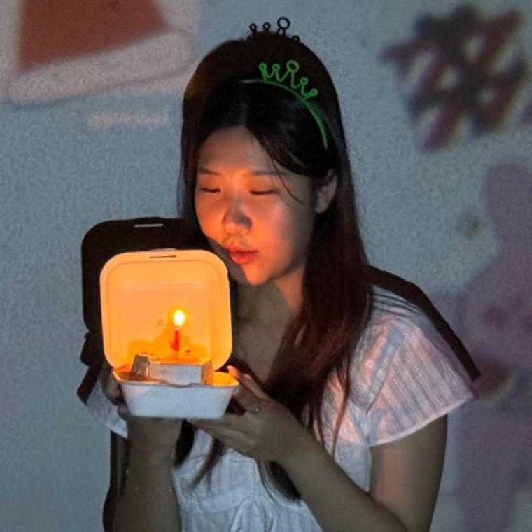 파티 이벤트 야광 머리띠 왕관