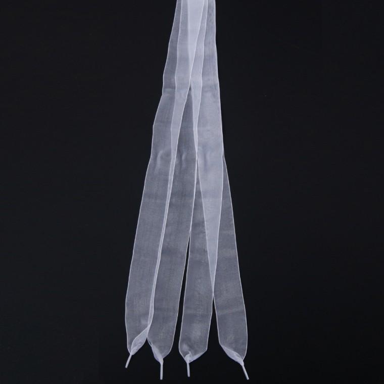 쉬폰 리본 신발끈 화이트 130CM