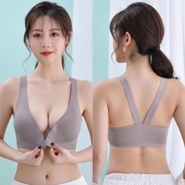 에어 앞후크 소프트 심리스 브라 4color   노와이어 브라렛 여성속옷