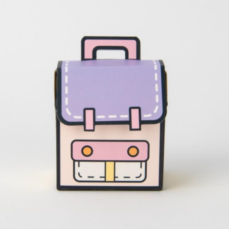 종이상자 구디백 포장지 퍼플 5P