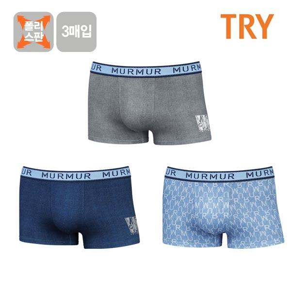TRY 주니어 남성 폴리스판  팬티 3매입 속옷