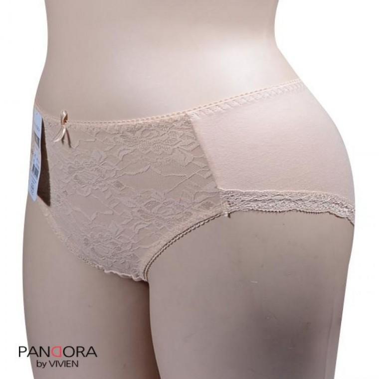 나조라 플라워 레이스 누디 햄 팬티