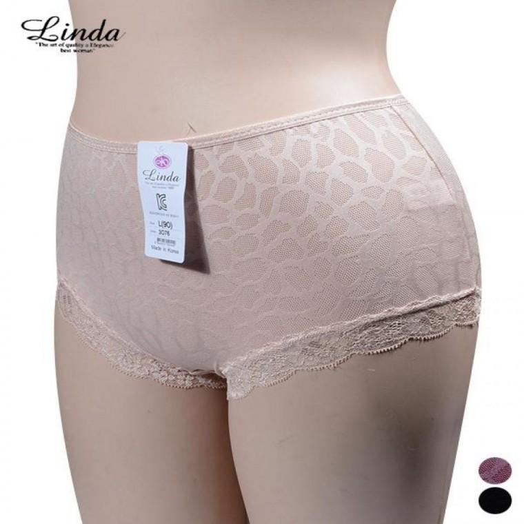 나조라 파워네트 호피 레이스 홑겹 팬티