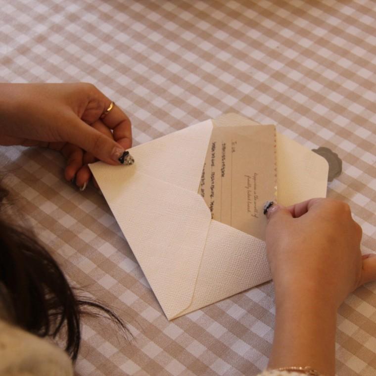 고급형 린넨 용돈봉투 화이트