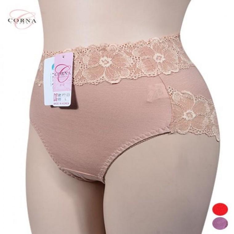 나조라 레이스 꽃무늬 편안한 착용감 여성 팬티