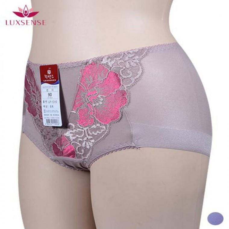 나조라 우아하고 고풍스러운 플라워레이스자수 깔끔누디라인 여성팬티