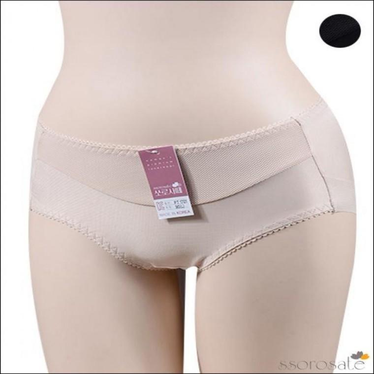나조라 통기성 부분망사원단 편안한 햄팬티
