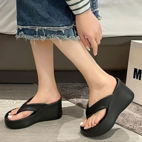 힐 여자샌들 여자끈샌들 샌들신발 스트랩 웨지 봄 뮬