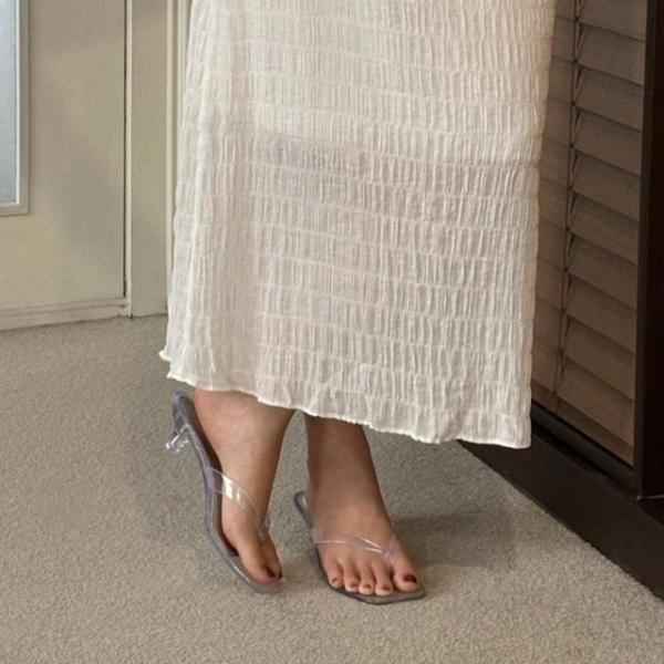 앵글 뮬 여자샌들 스트랩 가을신상 뮬슬리퍼 여성