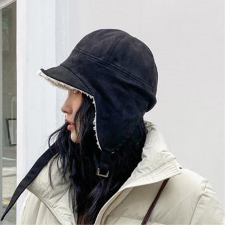 숏챙 스키모자 이어머프캡 뽀글이 귀달이 귀덮개모자 방한모 귀덮는모자