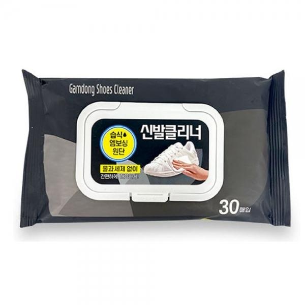 감동 신발클리너 운동화 신발 티슈 슈 클리너 30매