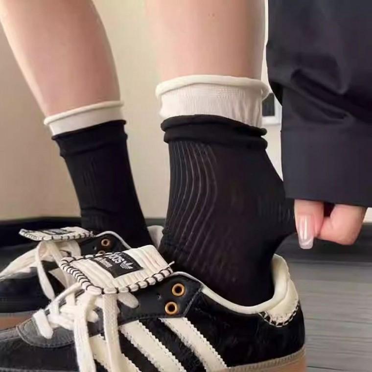 돌돌이 투톤 여름 양말