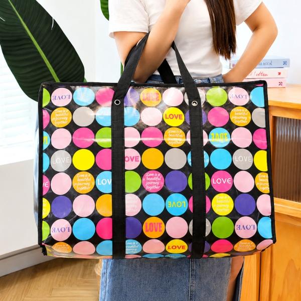 디자인 부직포 가방 타포린백 60x18.5x45