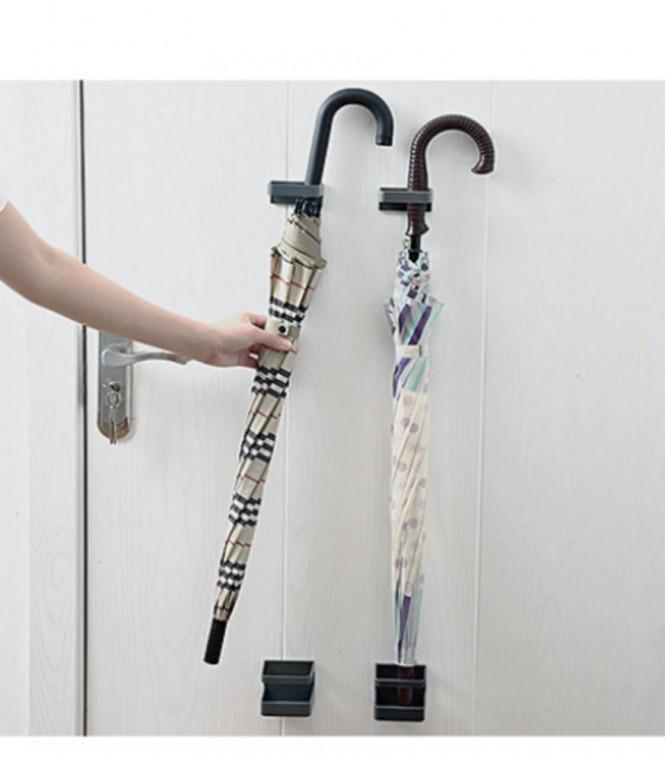 우산보관 우산꽂이 부착식 공간활용 거치대 우산 접착식 홀더 보관함 통