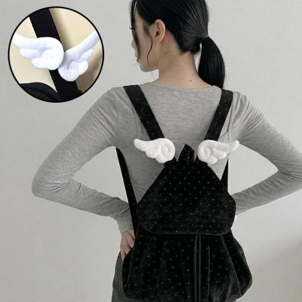 천사 날개 핀 날개핀 깃털 가방 악세사리 꾸미기 브로치 배찌 포인트 백꾸 빽꾸 가방참