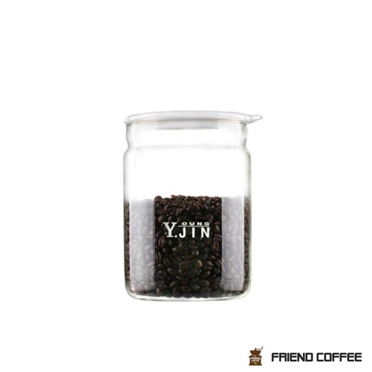 영진 원두보관 원두 밀폐용기 유리밀폐 커피보관 보존용기 W 1호 1200ml