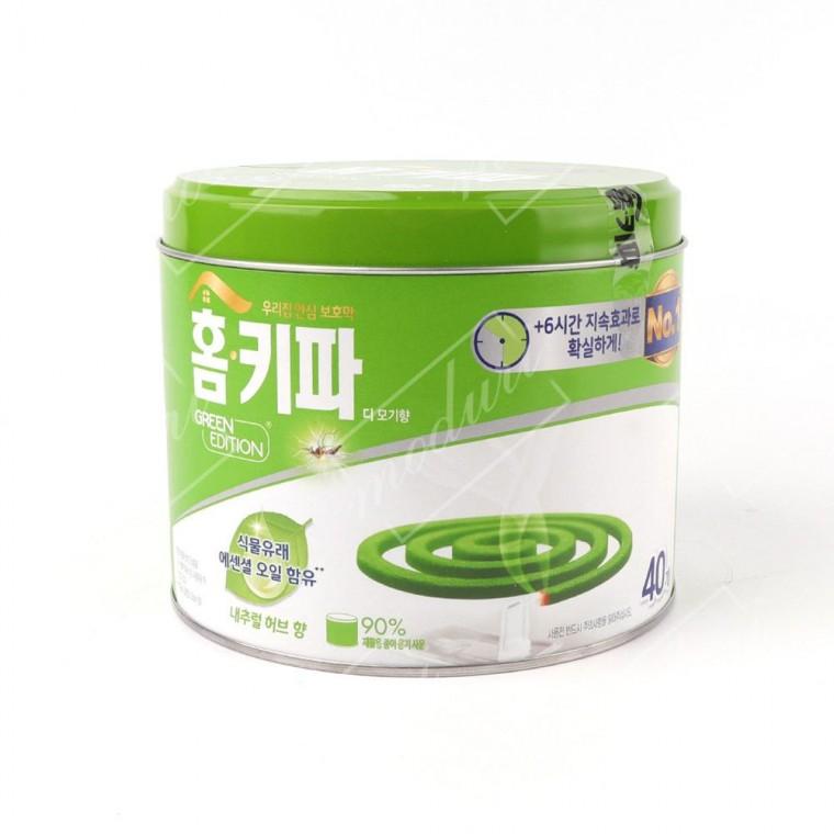 야외 캠핑 그린에디션 홈키파 디 40입 모기향 허브향 캠핑용모기향