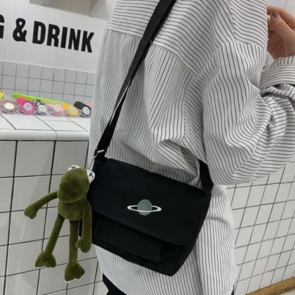 우주선 미니 휴대용 여행용 포켓 가방 데일리 크로스백