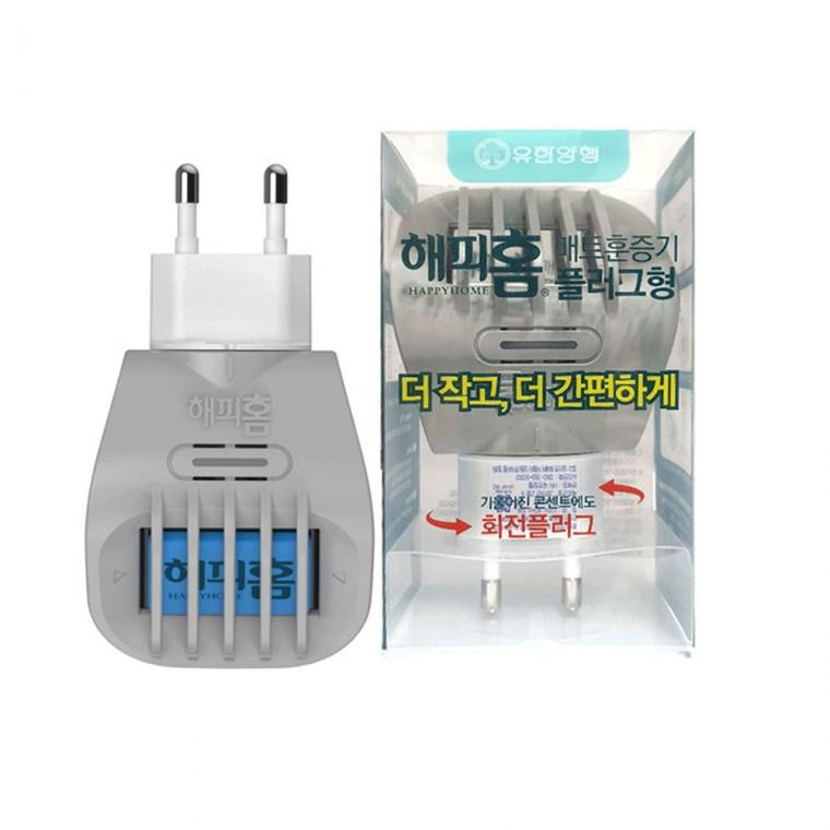 해피홈 매트훈증기 플러그형 모기퇴치 해충 모기훈증기