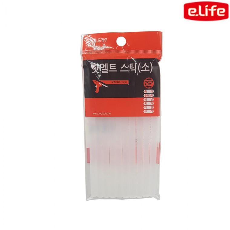롯데 열접착 핫멜트 글루건 스틱 핫멜건 소형10p 7.3mm