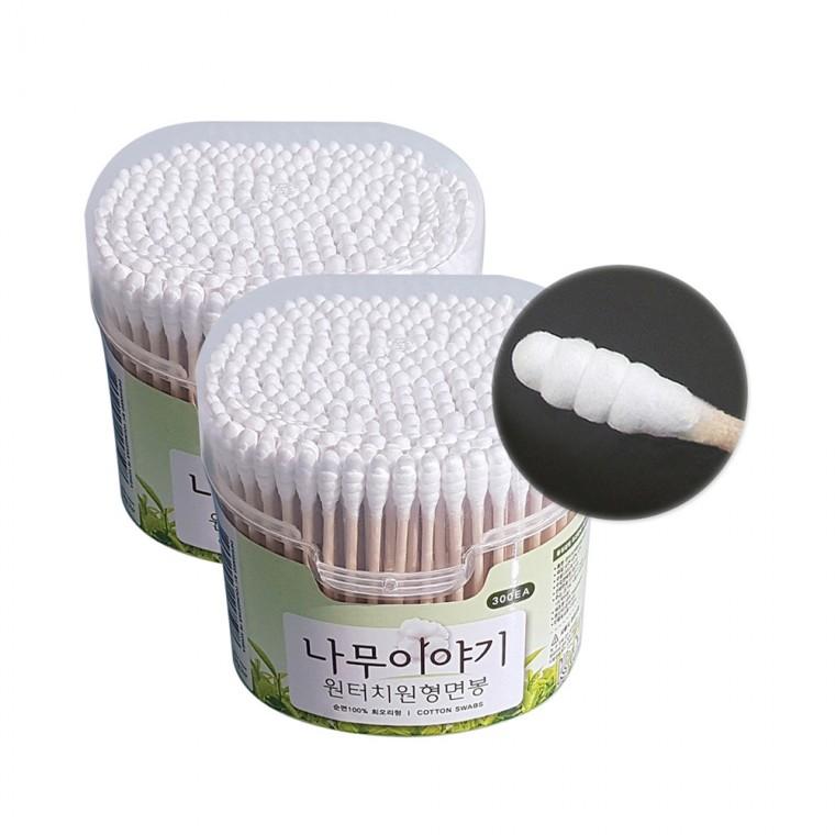 원터치 원형면봉 300PX6개-R 7598