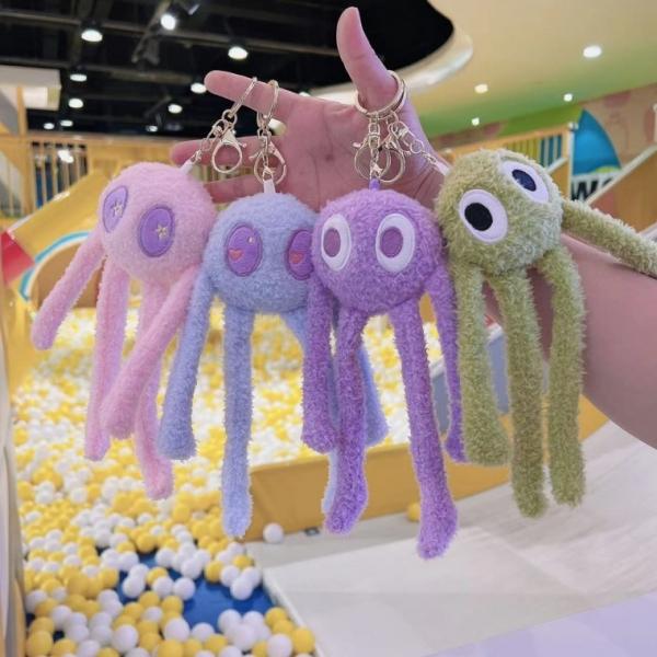롱롱 팔다리 인형키링 외계인 문어 인형 가방고리 키링