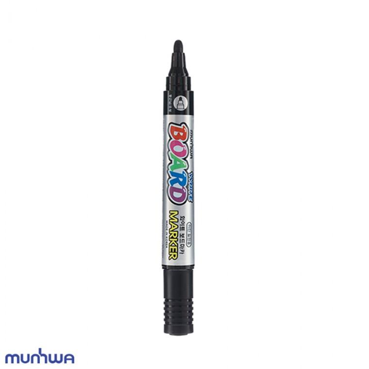 필기용 화이트 사무용품 보드마카 2.5mm 검은색 4개입