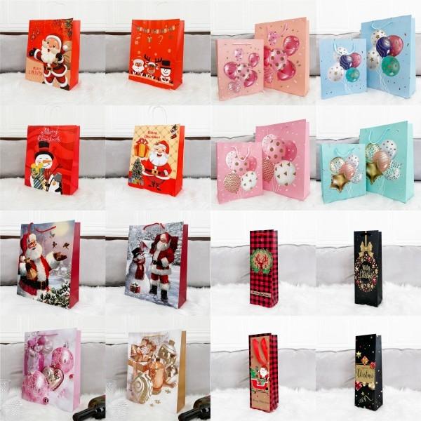 [기회공작소] 대용량 크리스마스 종이가방 모음전 종이백 선물상자 쇼핑백(32x26)