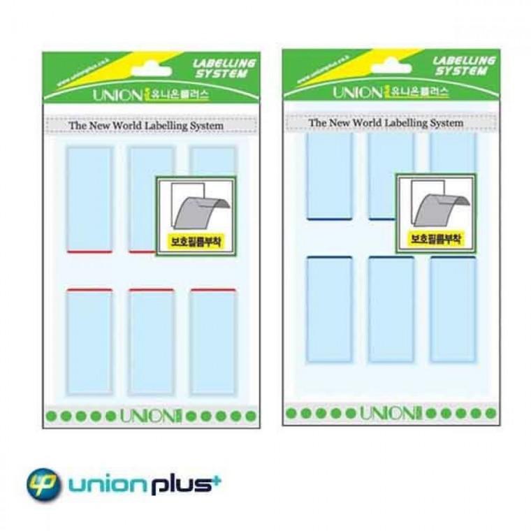 유니온플러스 보호견출지 견출지 견스티커 라벨지 24x53mm 견출스티커